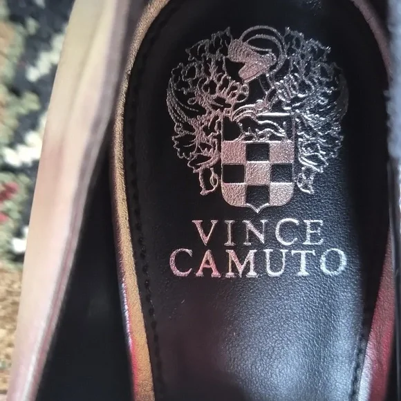Vince Camuto Metallic Silver Loafers - Picture 7 of 8